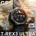 GPS sports watch with golf course yardages and AMOLED display