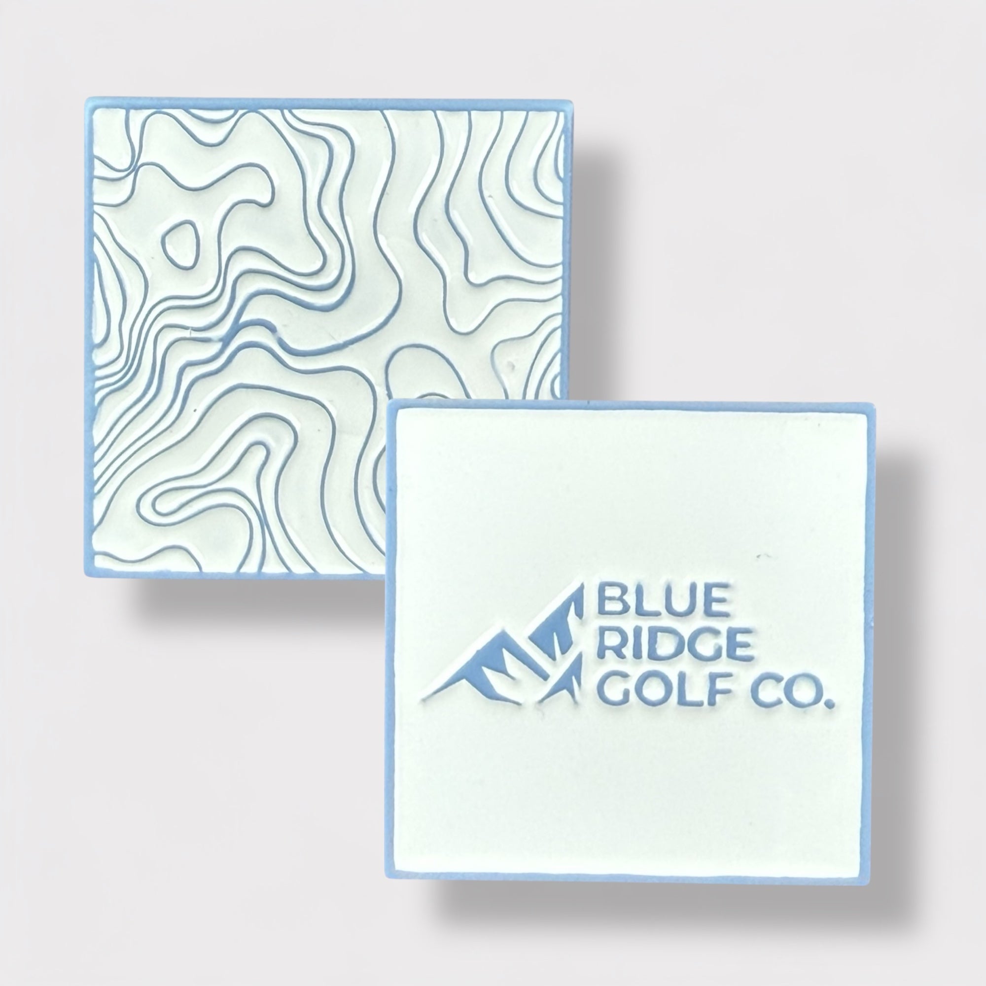 Carolina Blue Two-Sided Golf Ball Marker - 2 Pack