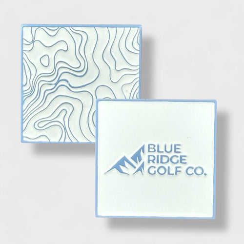 Carolina Blue Two-Sided Golf Ball Marker - 2 Pack